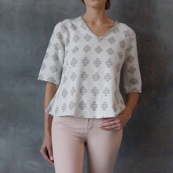 Ace & Jig Inez Top in Feather - Picture 7 of 10